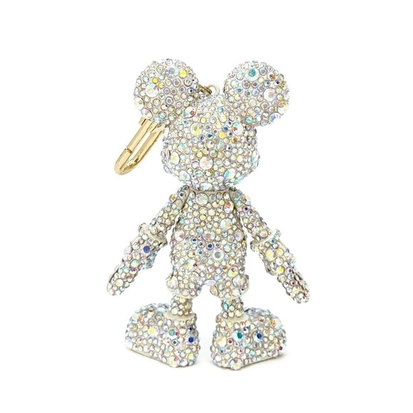 Disney X Baublebar Mickey Mouse Disney Bag Charm Crystal Iridescent New in Box - Picture 5 of 9